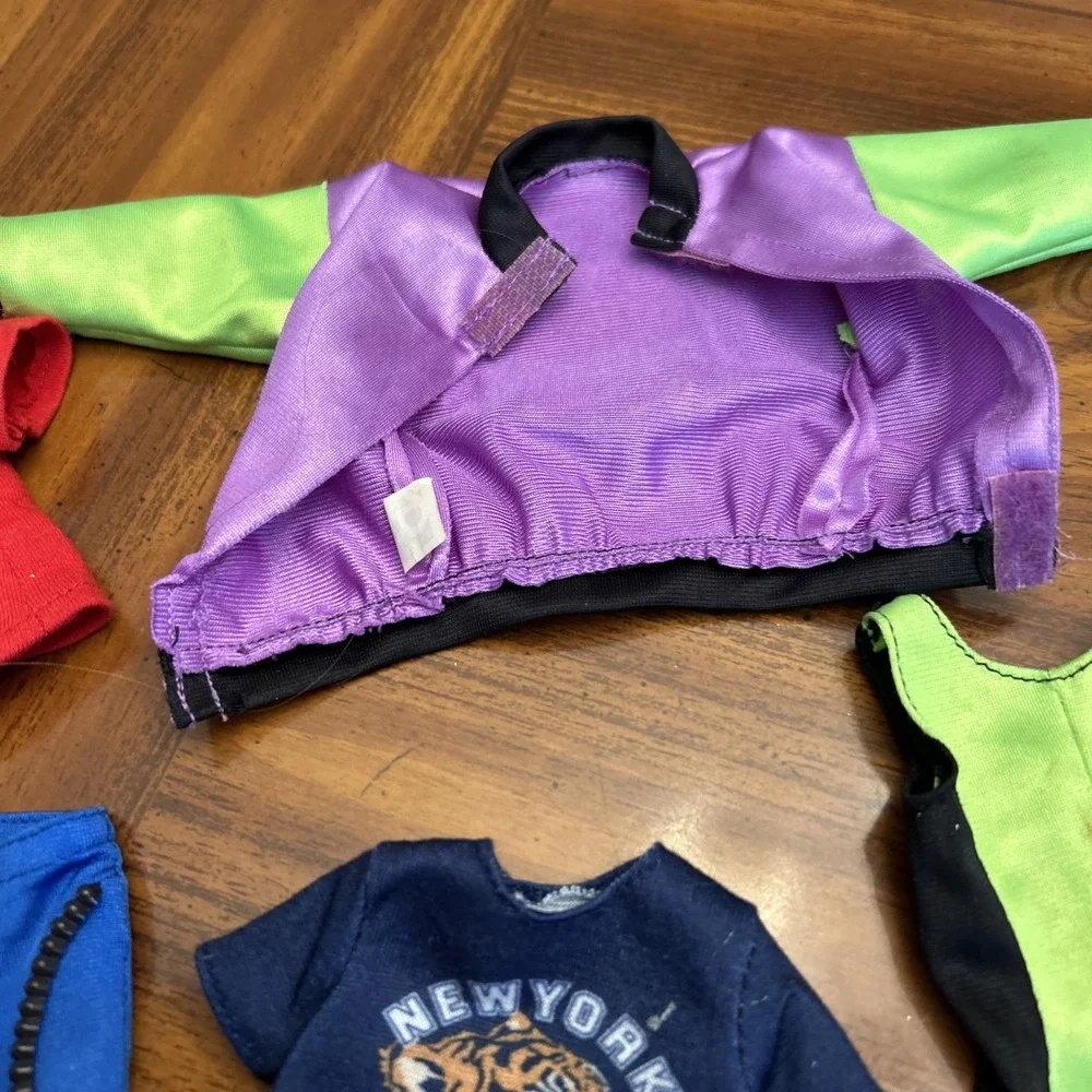 7‎ Piece Lot Mattel Ken Doll Clothing Jacket Shorts Shirts